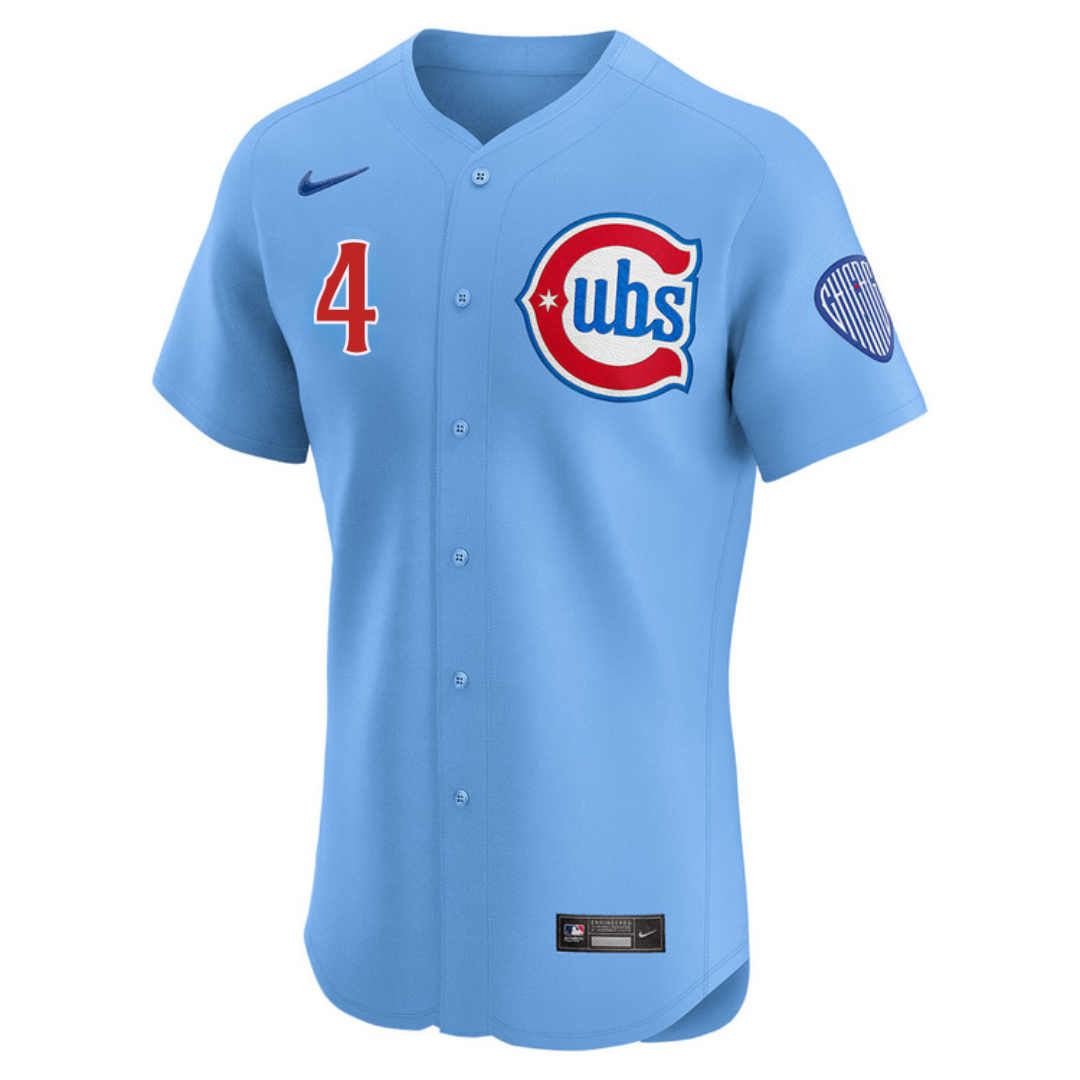 Chicago Cubs Blues Alt Pete Crow-Armstrong Elite Jersey by Nike Jerseys Nike