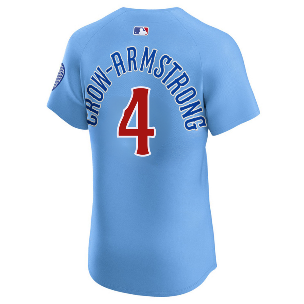 Chicago Cubs Blues Alt Pete Crow-Armstrong Elite Jersey by Nike Jerseys Nike