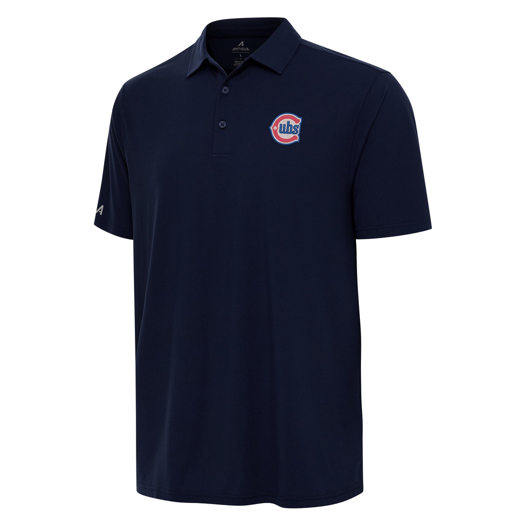 Chicago Cubs Alt Logo Navy Era Polo by Antigua Polo ANTIGUA