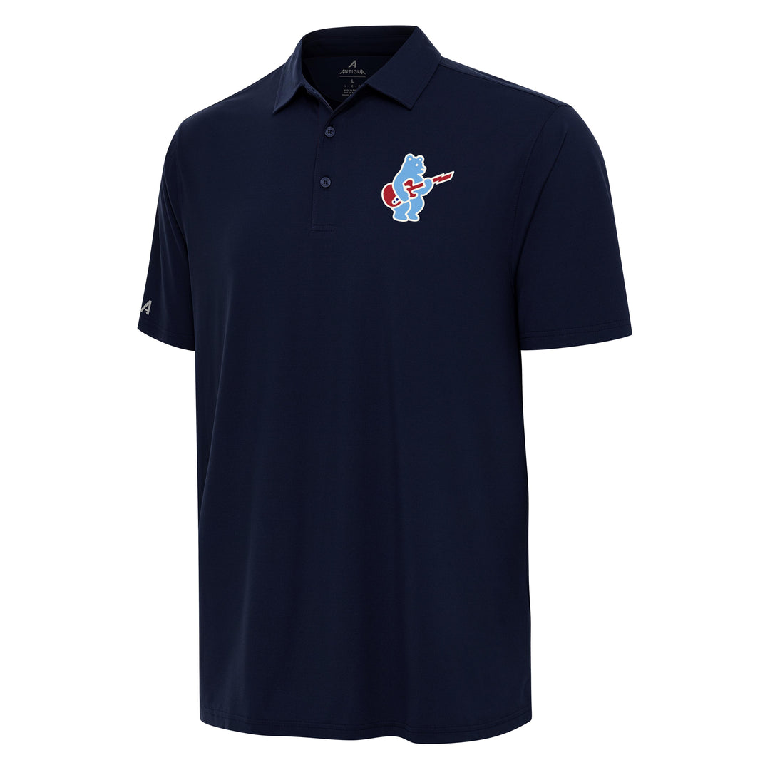 Chicago Cubs Blues Bear Navy Era Polo by Antigua Polo ANTIGUA