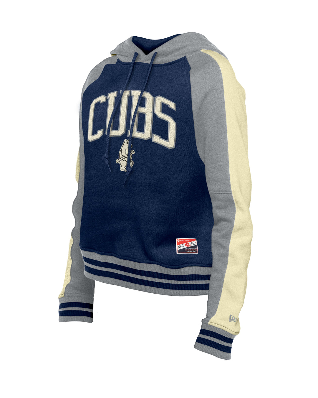 Chicago Cubs 1914 Throwback Women's Pullover Hoodie Navy by New Era Sweatshirts & Hoodies NEW ERA CAP COMPANY INC