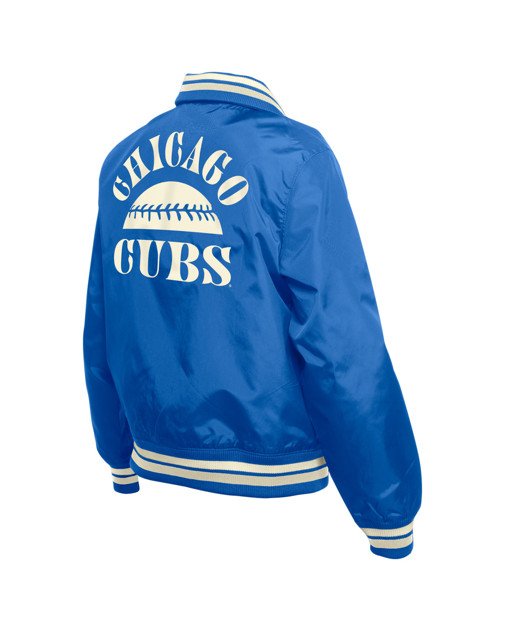 Chicago Cubs Vintage Women's Nylon Jacket Royal Blue by New Era Jackets & Outerwear NEW ERA CAP COMPANY INC