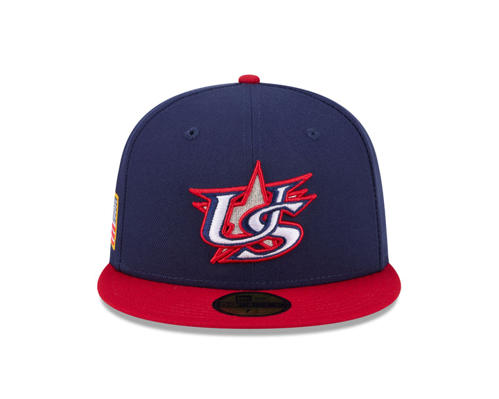 USA Baseball World Baseball Classic 5950 Fitted Cap by New Era Caps NEW ERA CAP COMPANY