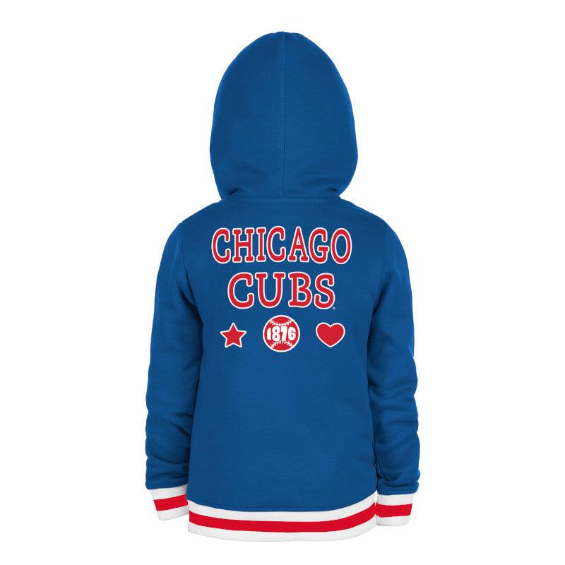 Chicago Cubs Bullseye Youth Zip Up by New Era Sweatshirts & Hoodies NEW ERA CAP COMPANY INC