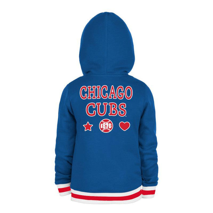 Chicago Cubs Bullseye Youth Zip Up by New Era Sweatshirts & Hoodies NEW ERA CAP COMPANY INC