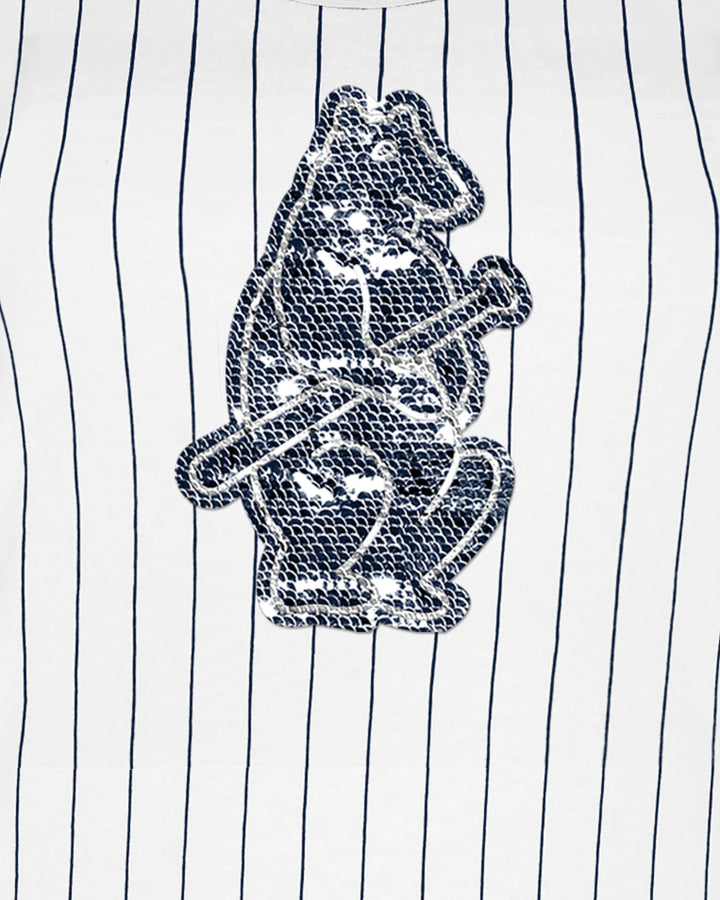 Chicago Cubs 1914 Gameday Tank Pinstripe White by New Era Women&