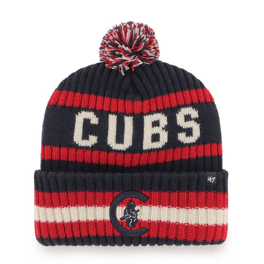 Chicago Cubs 1914 Bering Navy Cuffed Knit Beanie by '47 Brand Knits '47 BRAND