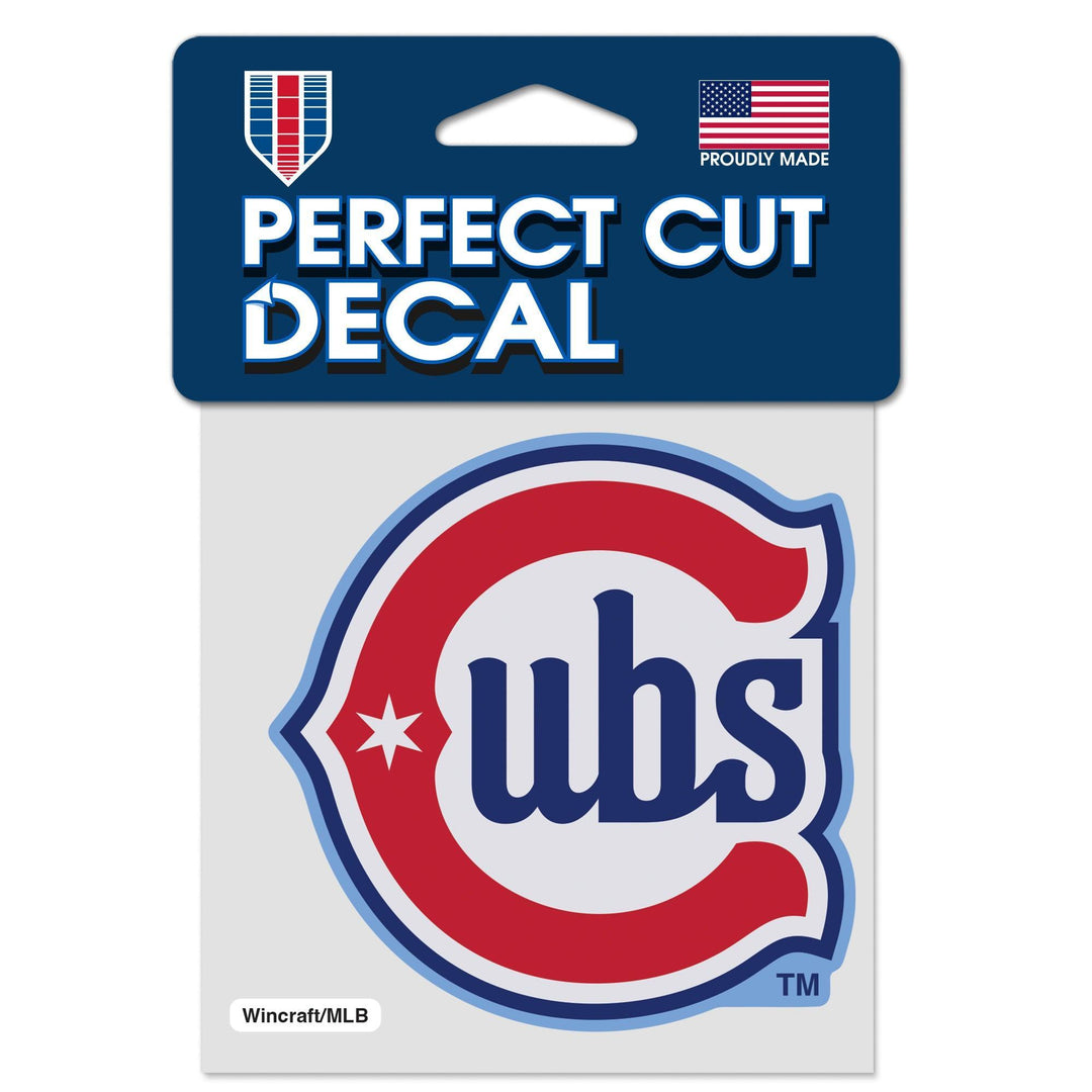 Chicago Cubs Blues Alt Decal by Wincraft 4x4" Home & Office WINCRAFT