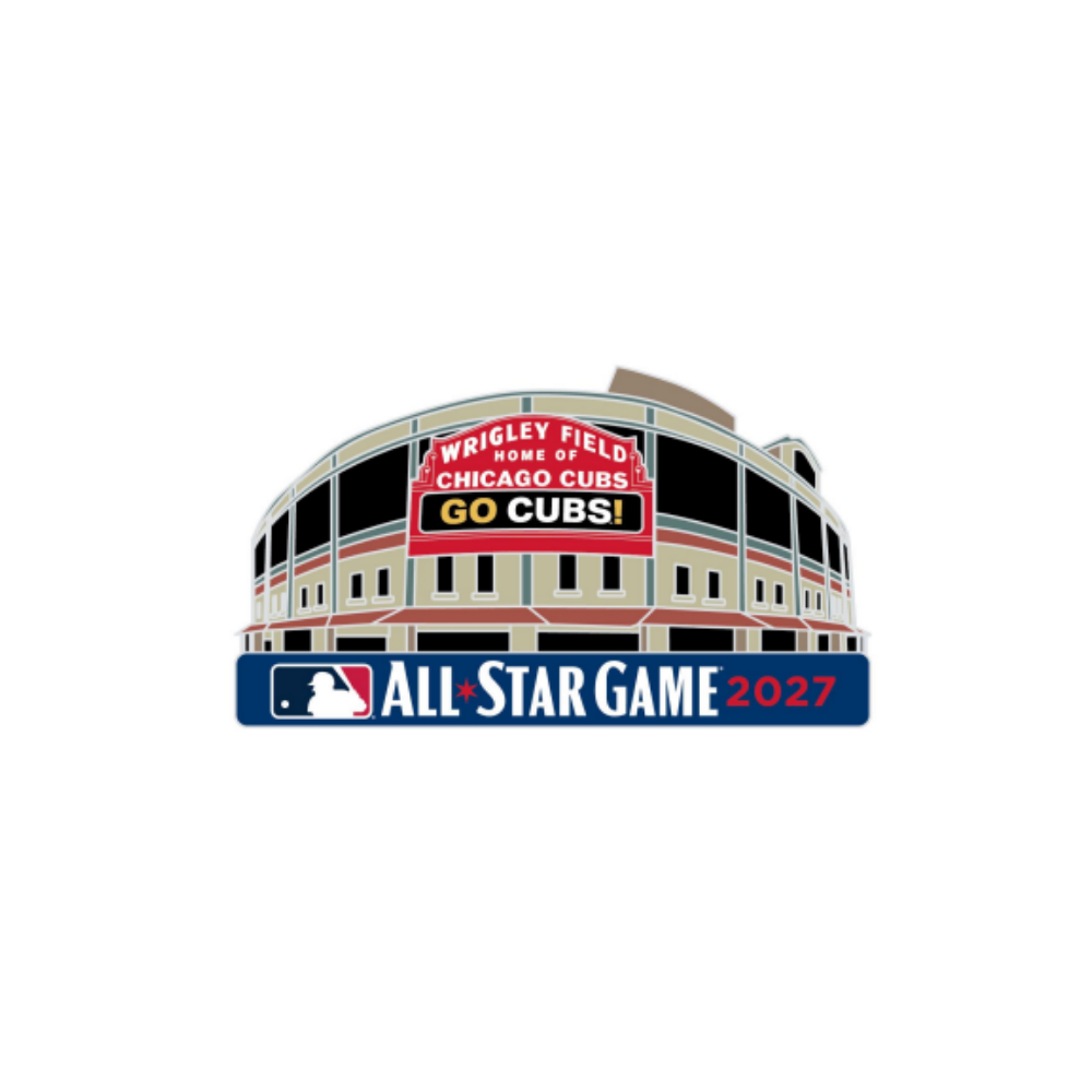Chicago Cubs 2027 All-Star Game Wrigley Field Marquee Pin