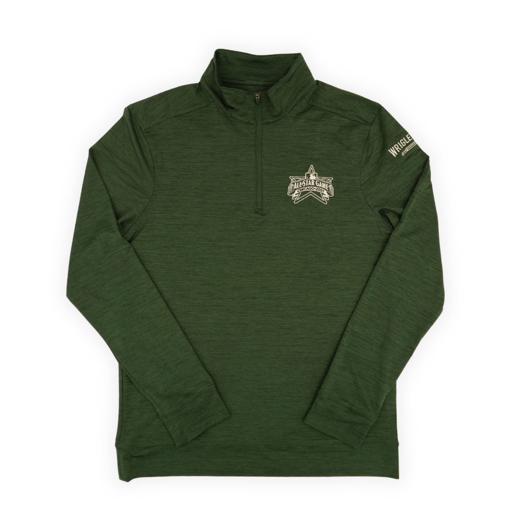 Chicago Cubs All-Star Game Wrigley Scroll Bright Pine Zip Jacket by Antigua Sweatshirts & Hoodies THE ANTIGUA GROUP