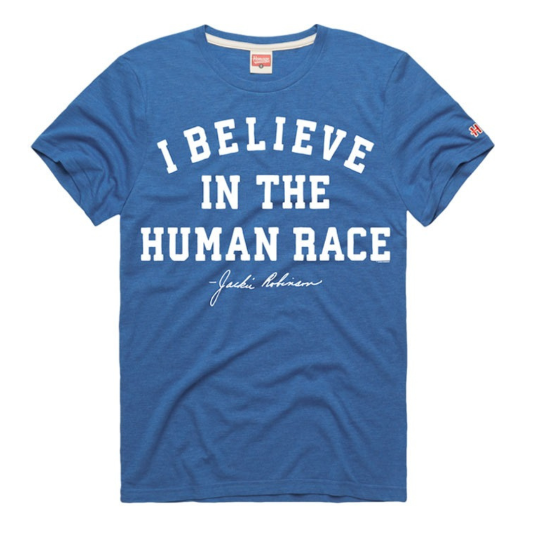 Jackie Robinson I Believe T-Shirt by Homage Short Sleeve Tees HOMAGE