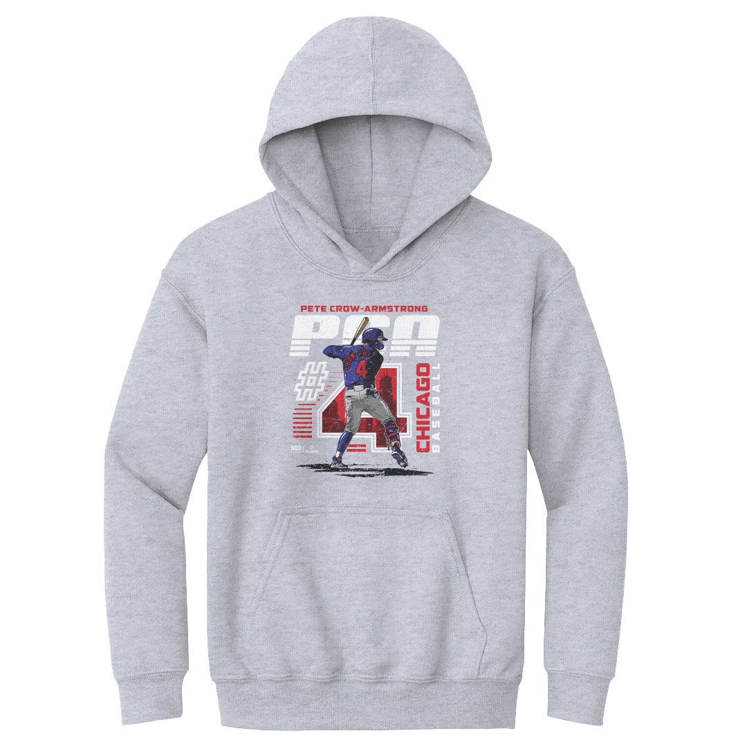 Chicago Cubs Pete Crow-Armstrong Youth Hoodie Kids Youth Hoodie 500 LEVEL