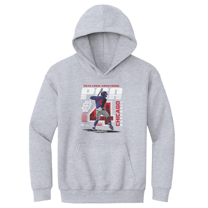 Chicago Cubs Pete Crow-Armstrong Youth Hoodie Kids Youth Hoodie 500 LEVEL