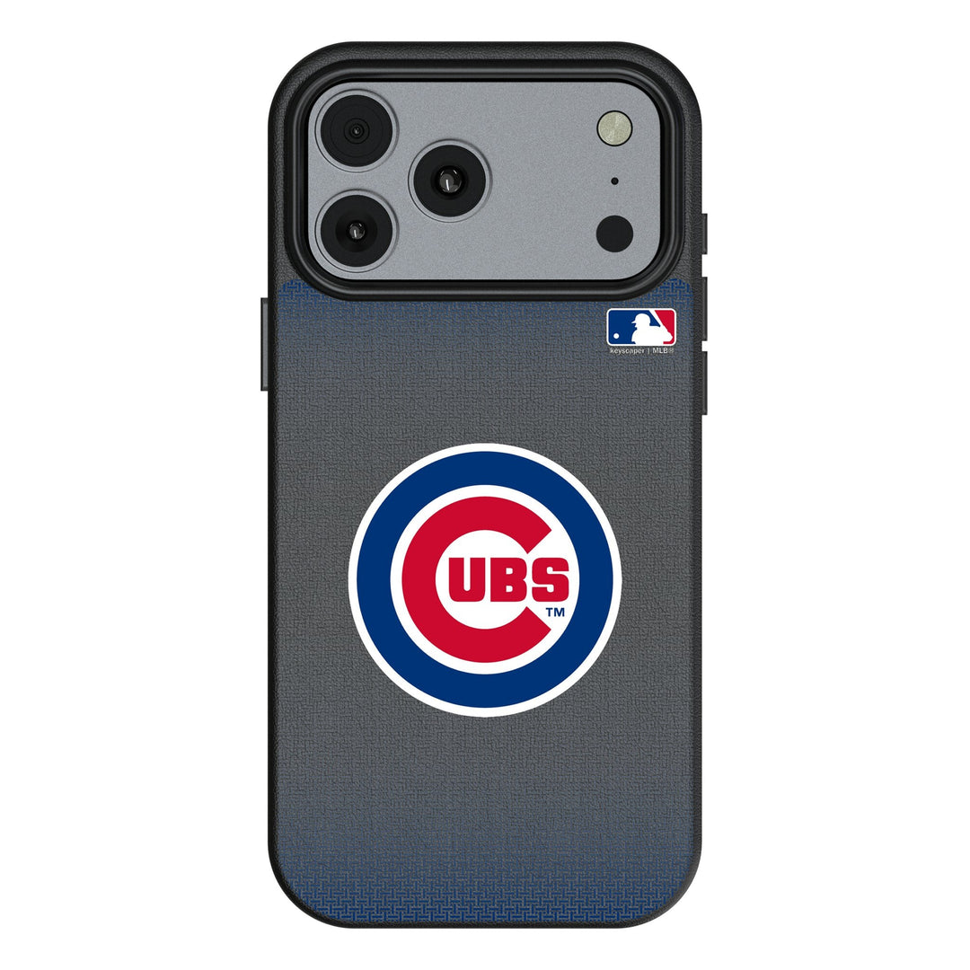 Chicago Cubs Linen MagSafe Compatible Phone Case for Apple iPhone 17 Series Phone Cases Keyscaper