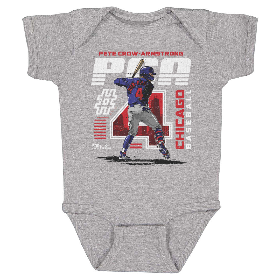 Chicago Cubs Pete Crow-Armstrong Onesie Kids Baby Onesie 500 LEVEL