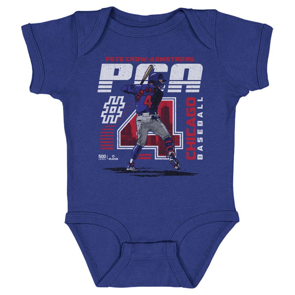 Chicago Cubs Pete Crow-Armstrong Onesie Kids Baby Onesie 500 LEVEL
