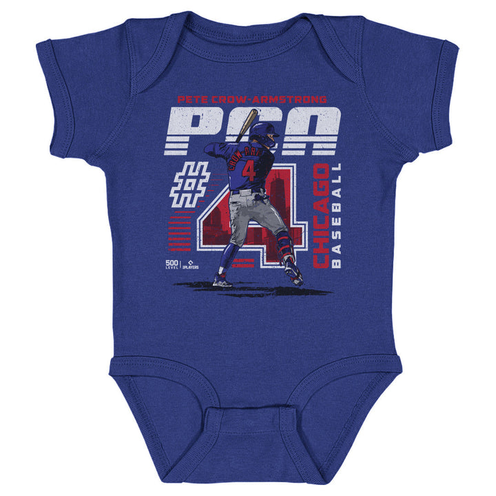 Chicago Cubs Pete Crow-Armstrong Onesie Kids Baby Onesie 500 LEVEL