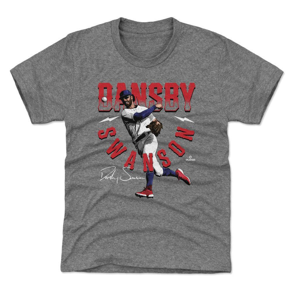 Chicago Cubs Dansby Swanson Bold Youth T-Shirt Kids T-Shirt 500 LEVEL