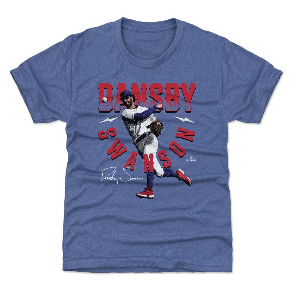 Chicago Cubs Dansby Swanson Bold Youth T-Shirt Kids T-Shirt 500 LEVEL