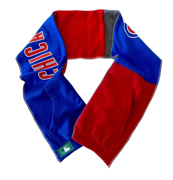 Chicago Cubs Patchwork Scarf by Refried Accessories REFRIED TEES