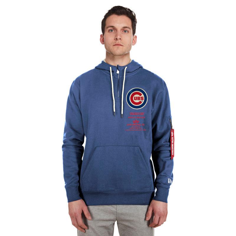 CHICAGO CUBS X ALPHA INDUSTRIES 2023 NEW ERA MEN'S HOODIE Sweatshirts & Hoodies NEW ERA CAP COMPANY INC